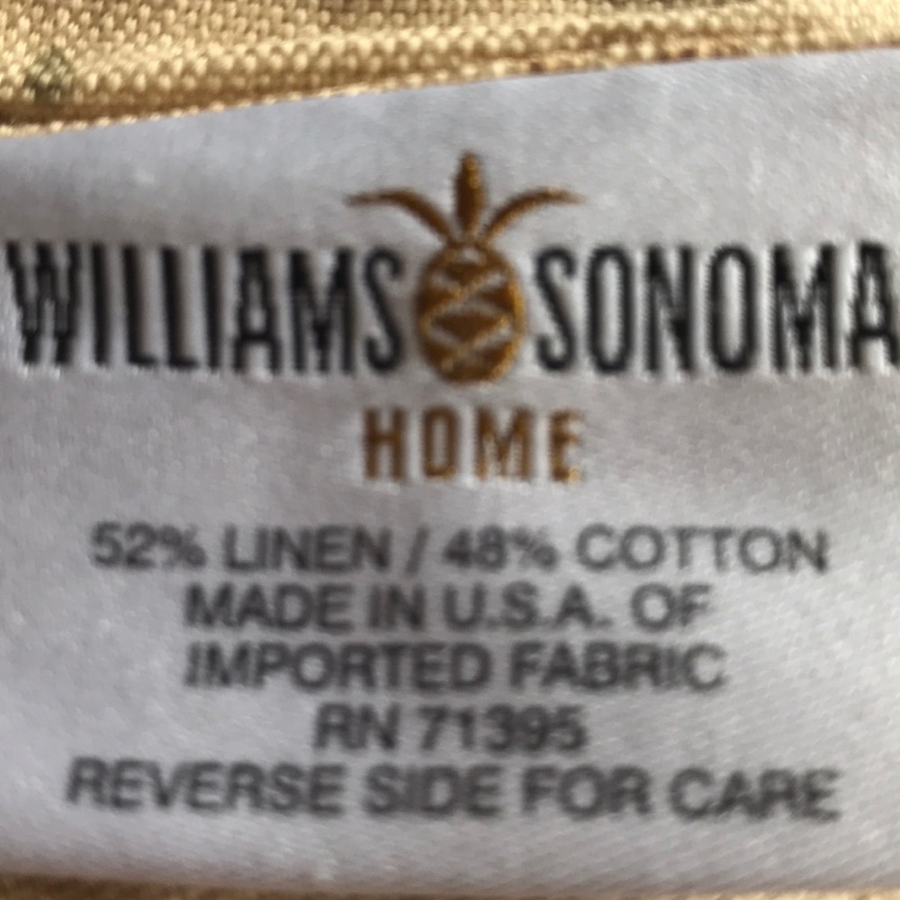 King size duvet cover from Williams Sonoma Home